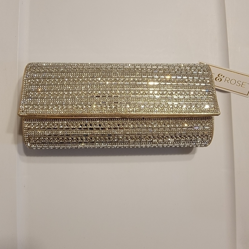 NWT Vie & Rose Crystal Clutch - Picture 2 of 12
